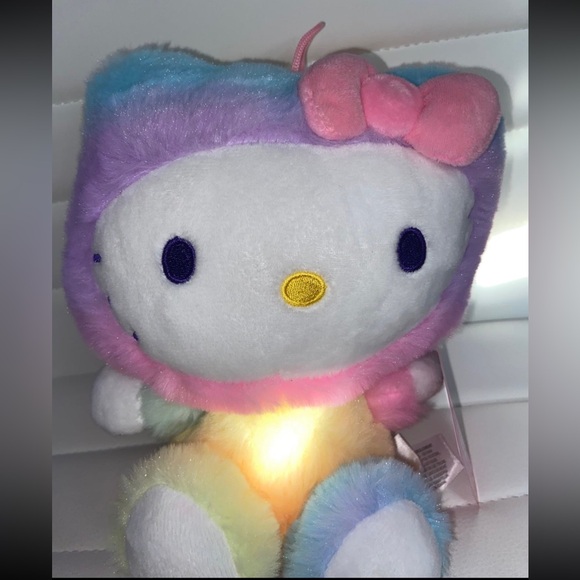 Sanrio Hello Kitty Rainbow Sherbet Costume 7" Plush Stuffed Girls Doll NWT - Picture 2 of 7
